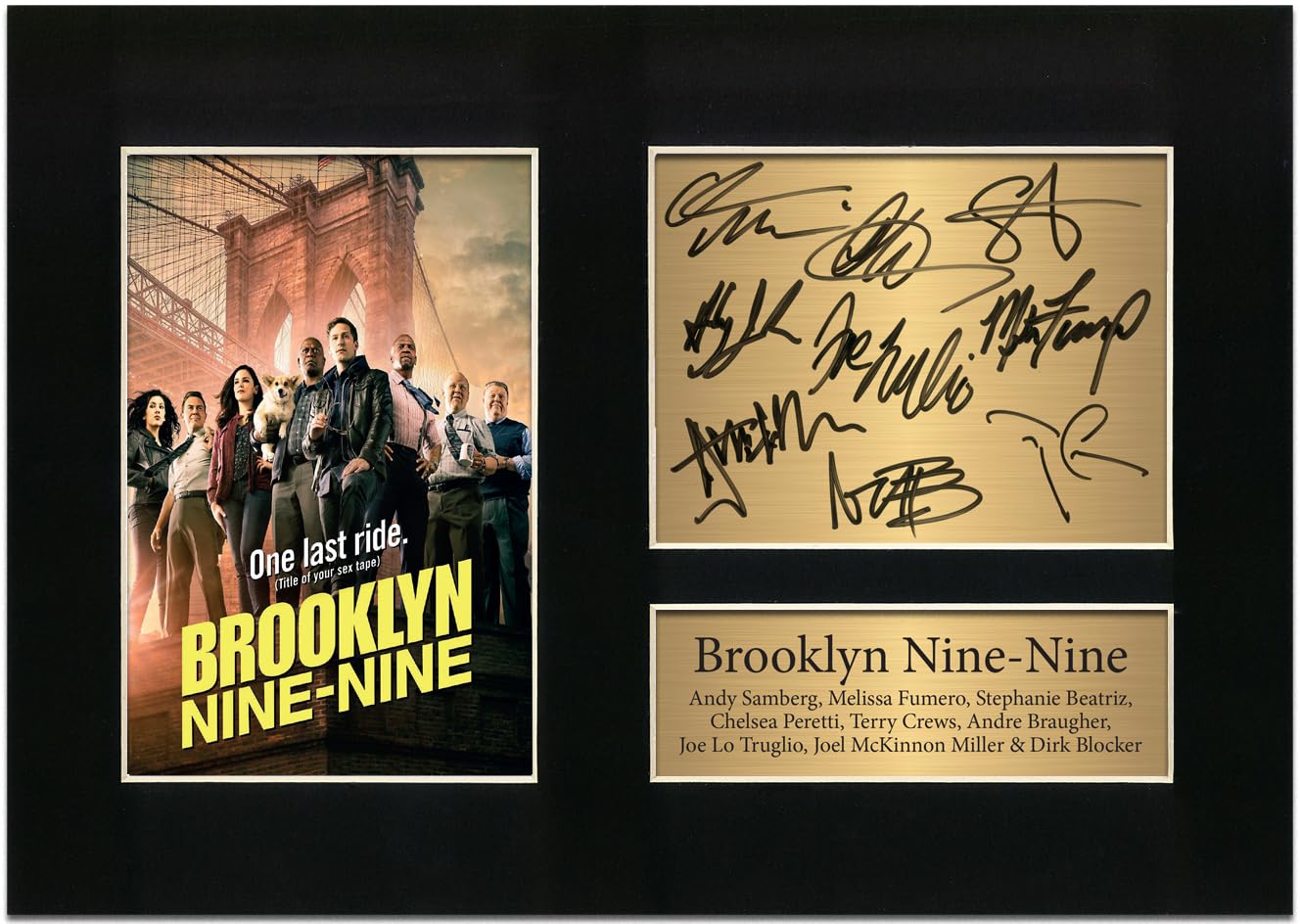 Zulu Image Black Brooklyn Nine-Nine Signed A4 Printed Autograph Photo Reproduction Print Picture Display No28,
