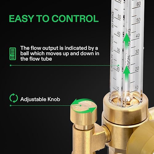 Miniatura 10 de VIVOSUN Hydroponics - Sistema emisor regulador de CO2 con válvula solenoide para sala de cultivo tienda de campaña jardín casa acuario