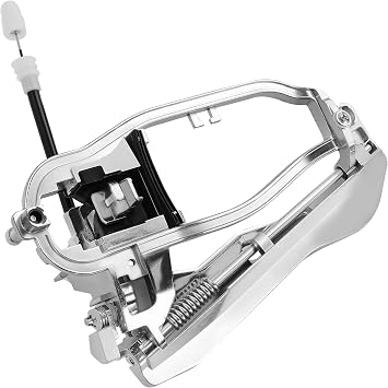 Outside Door Handle Carrier, Front Left Driver Side, Compatible with BMW X5 E53 2000-2006, Replace OE 51218243615