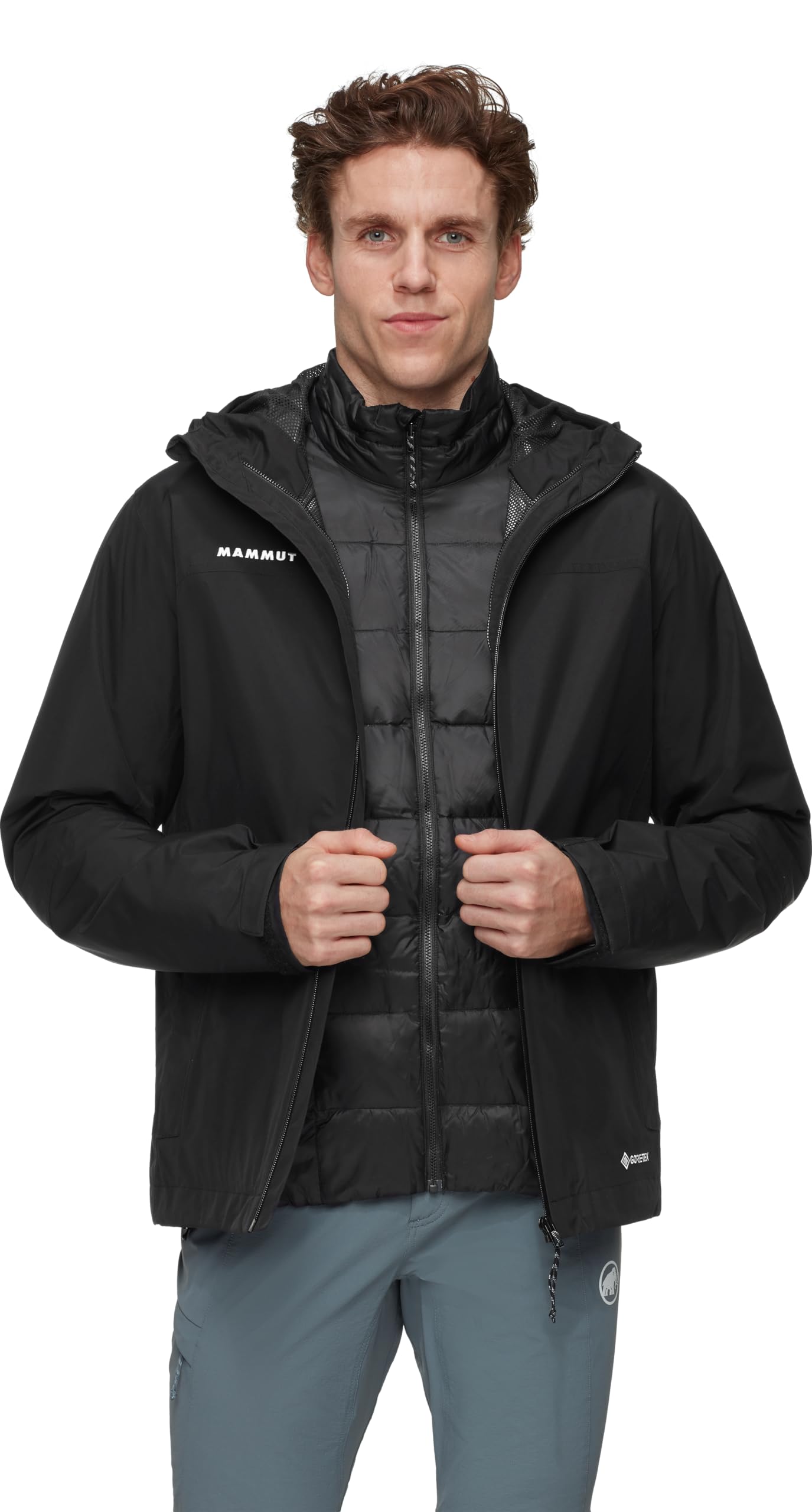 Mammut Treeline 3 In 1 Hs Hooded Jacket Men Giacca Uomo (Pacco da 1)