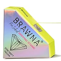 Vista 9 de BRAWNA 2 paquetes de cuerda de microblading rosa para medición de cejas - Suministros PMU - Kit de microblading