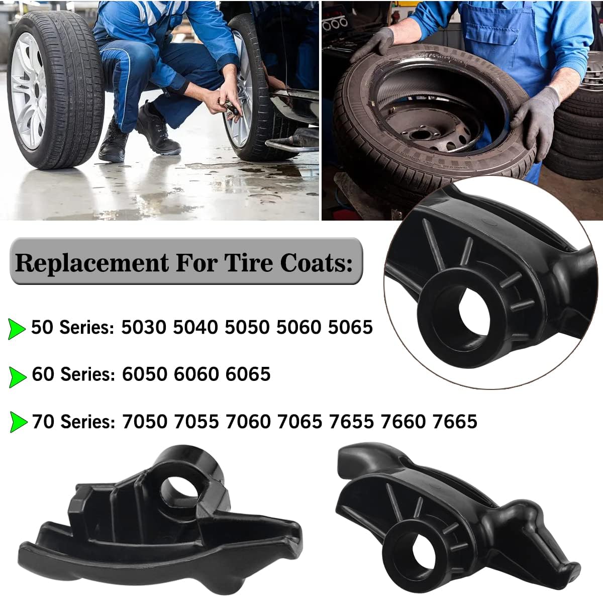 Bentolin Tire Machine Changer Mount Demount Duck Head Nylon Plastic Tool 30mm for Coats 8183061 8182960 (5Pack)