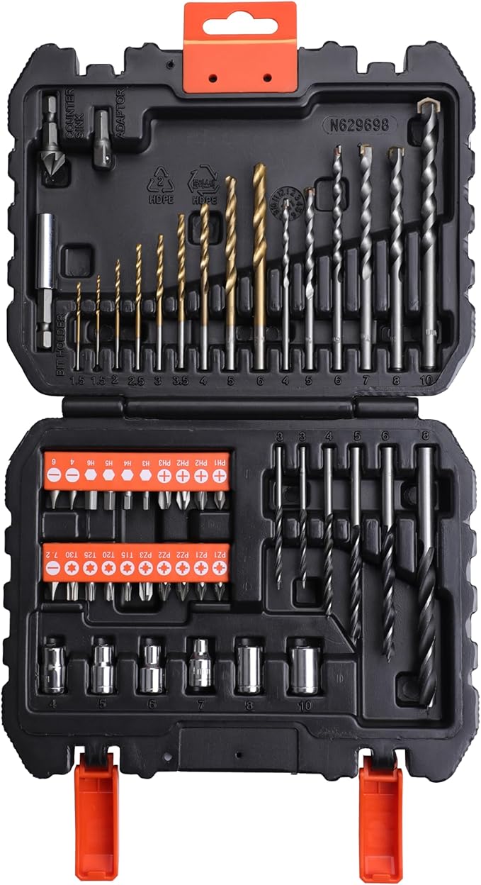Black & Decker A7188 50-Piece Drill and Screwdriver Bit Set