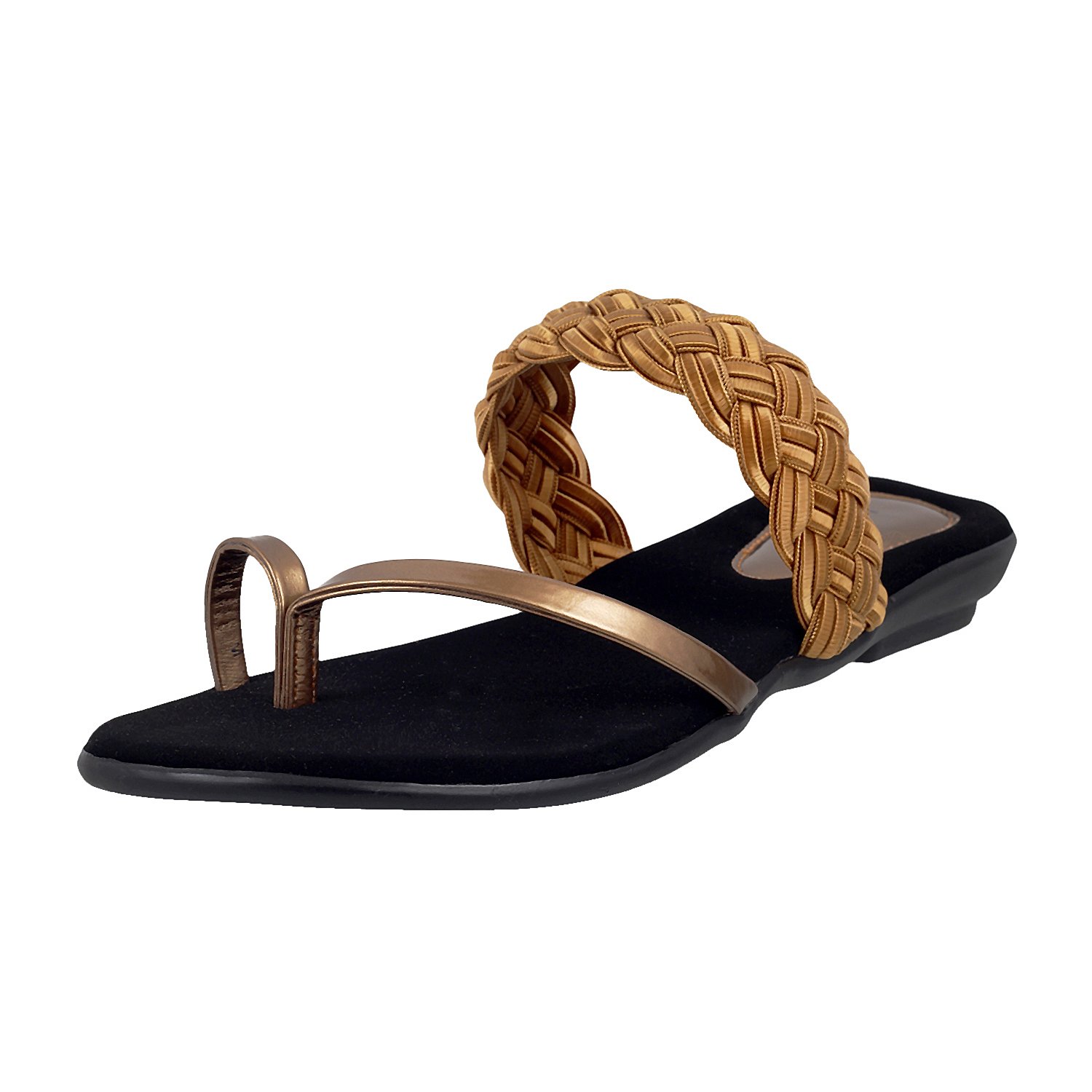 WALKWAY Womens Gold Fashion Sandals-4 Kids UK (32-7296) (B018VYTDCM) Amazon Price History, Amazon Price Tracker