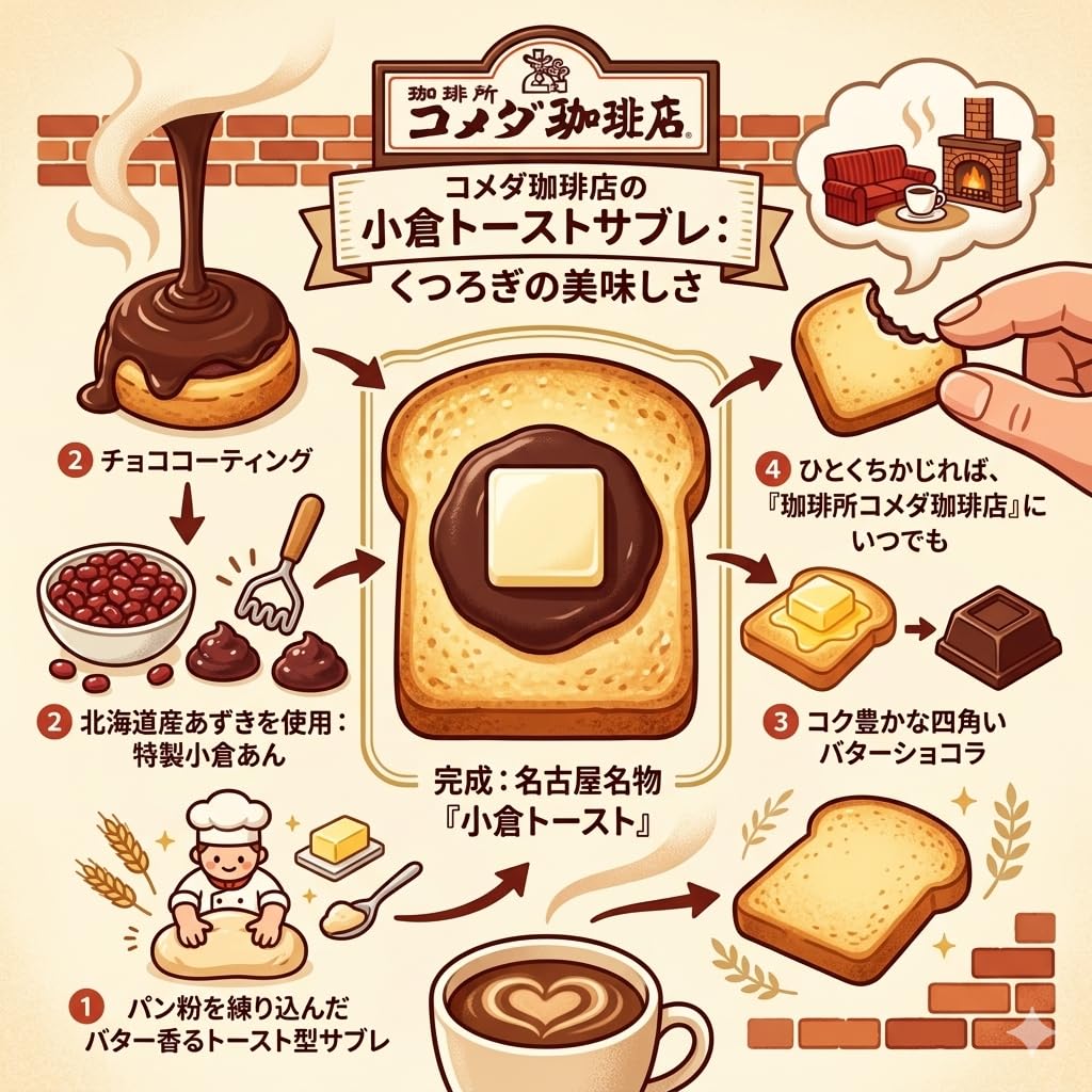 Amazon.co.jp: 【名古屋名物×贅沢和洋スイーツ】コメダ珈琲店 小倉