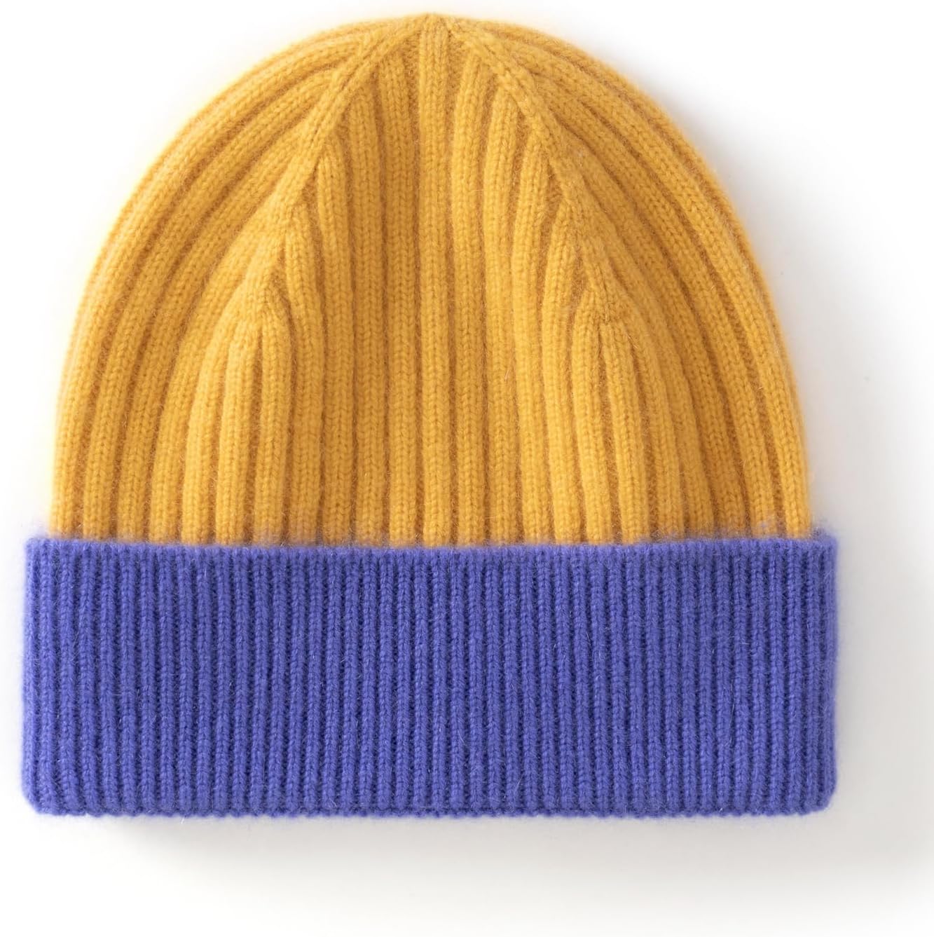 Kids Cashmere Knit Skull Beanies Hats, Winter Warm Breathable Cuffed Watch Cap for Boys and Girls Ski Toque PS376
