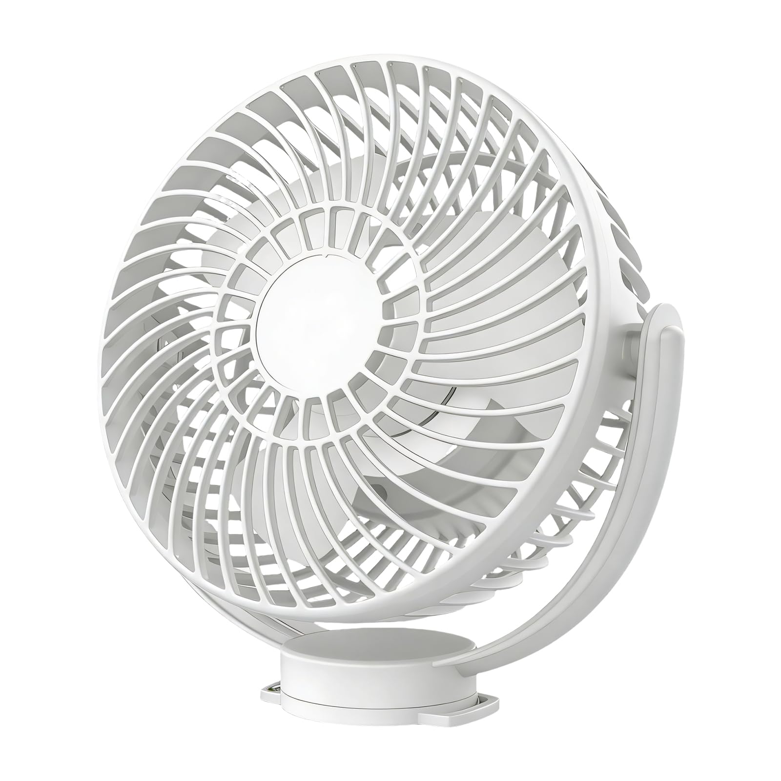 Tkidplw Cart Fan Providing 10000mAh Energy Capacity and Complete Movement for Better Ventilation Car Mount Fan