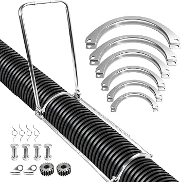 200600mm HDPE Corrugated Pipe Tensioner Tool, Heavy Duty Manual Docking Pipeline Installation Tool, Universal HDPE Pipe Clamp for Drainage, Sewer & Construction Projects