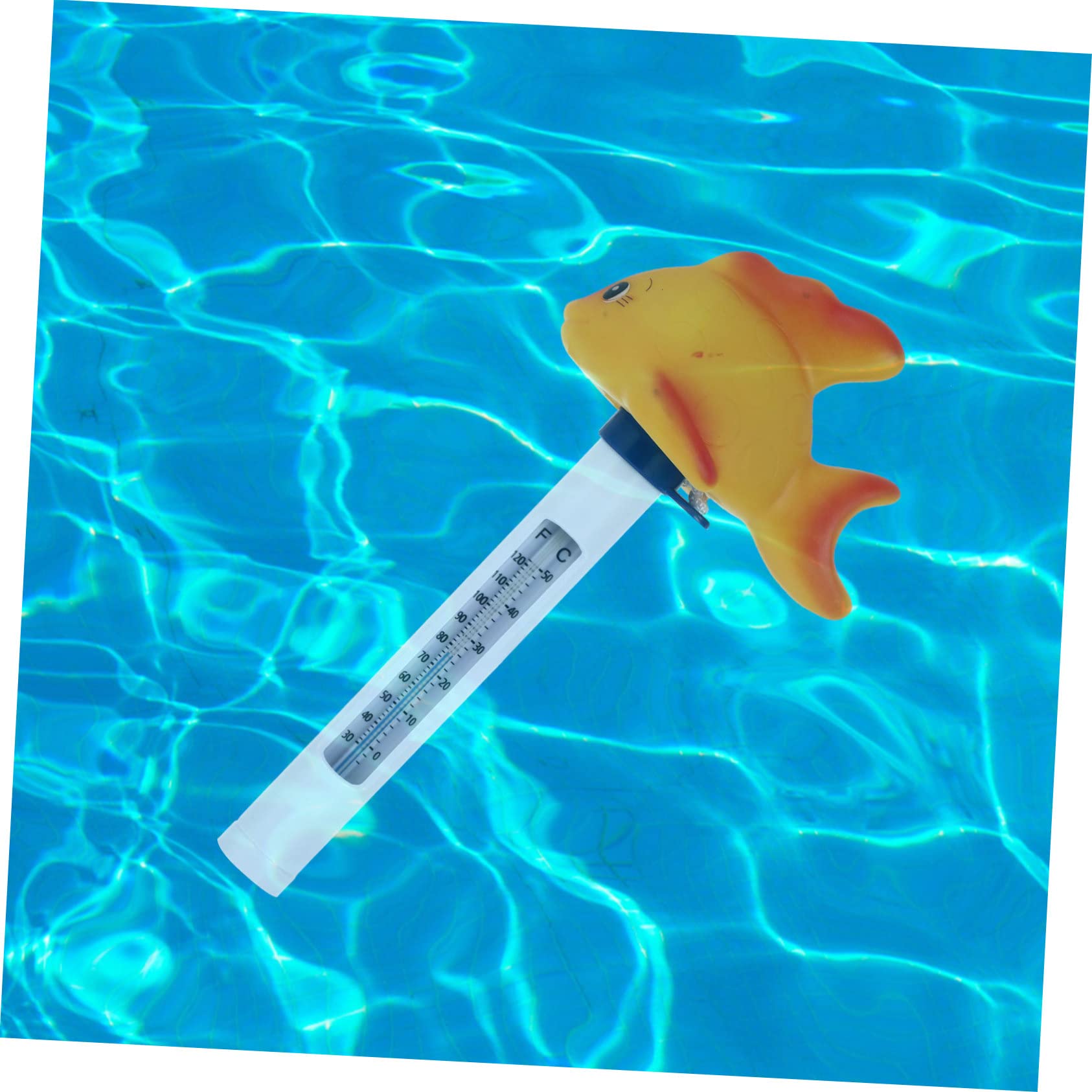 POPETPOP 3pezzi Termometro Galleggiante Per Piscina Misuratore Per Vasche e Acquari Fahrenheit