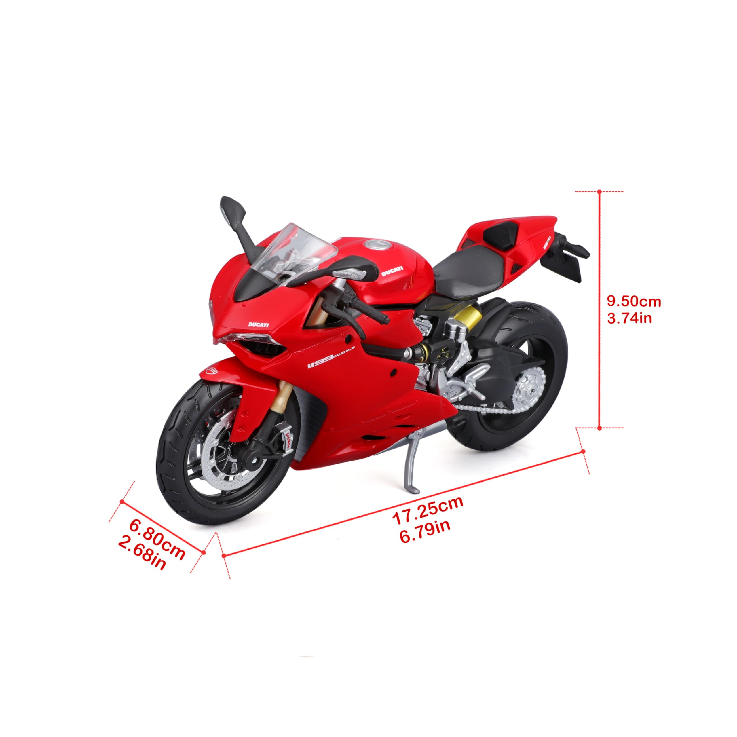 BBURAGO Model Kit Ducati 1199 Panigale 1:12 Scala