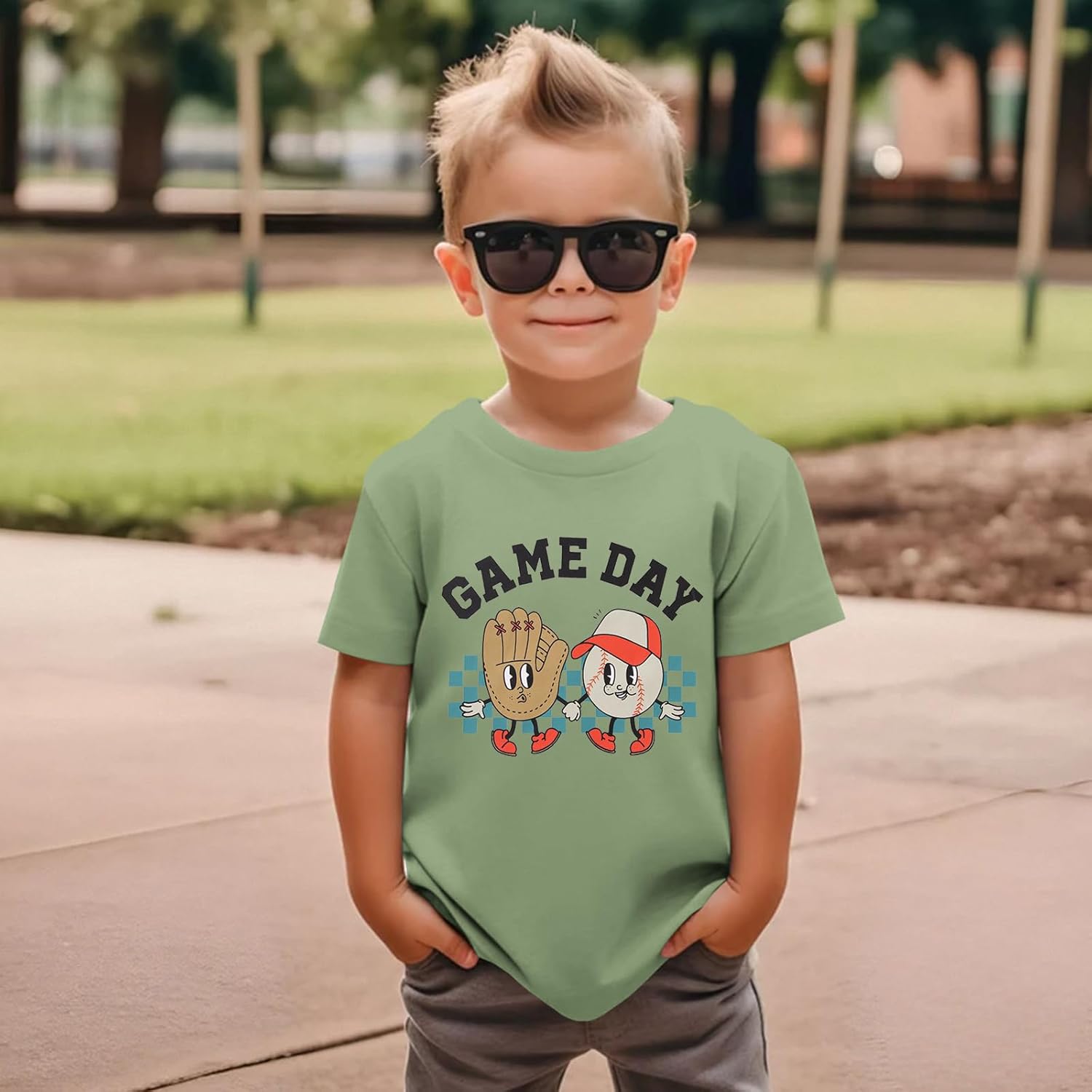Baseball Shirts for Toddler Baby Boys Funny Game Day T-Shirt Kid Summer Baseball Lover Tees Outfit Short Sleeve Tops - Image 3