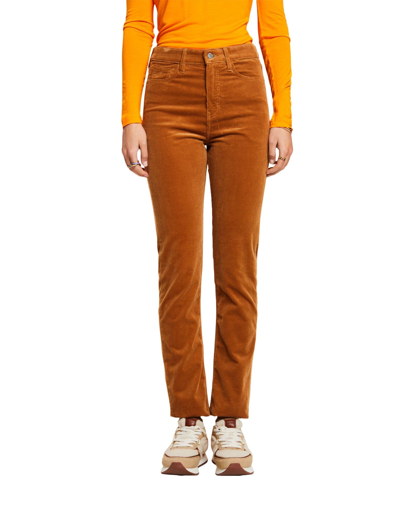 ESPRIT Women's 103EE1B313 Pants, 235/CARAMEL, 34W x 32L