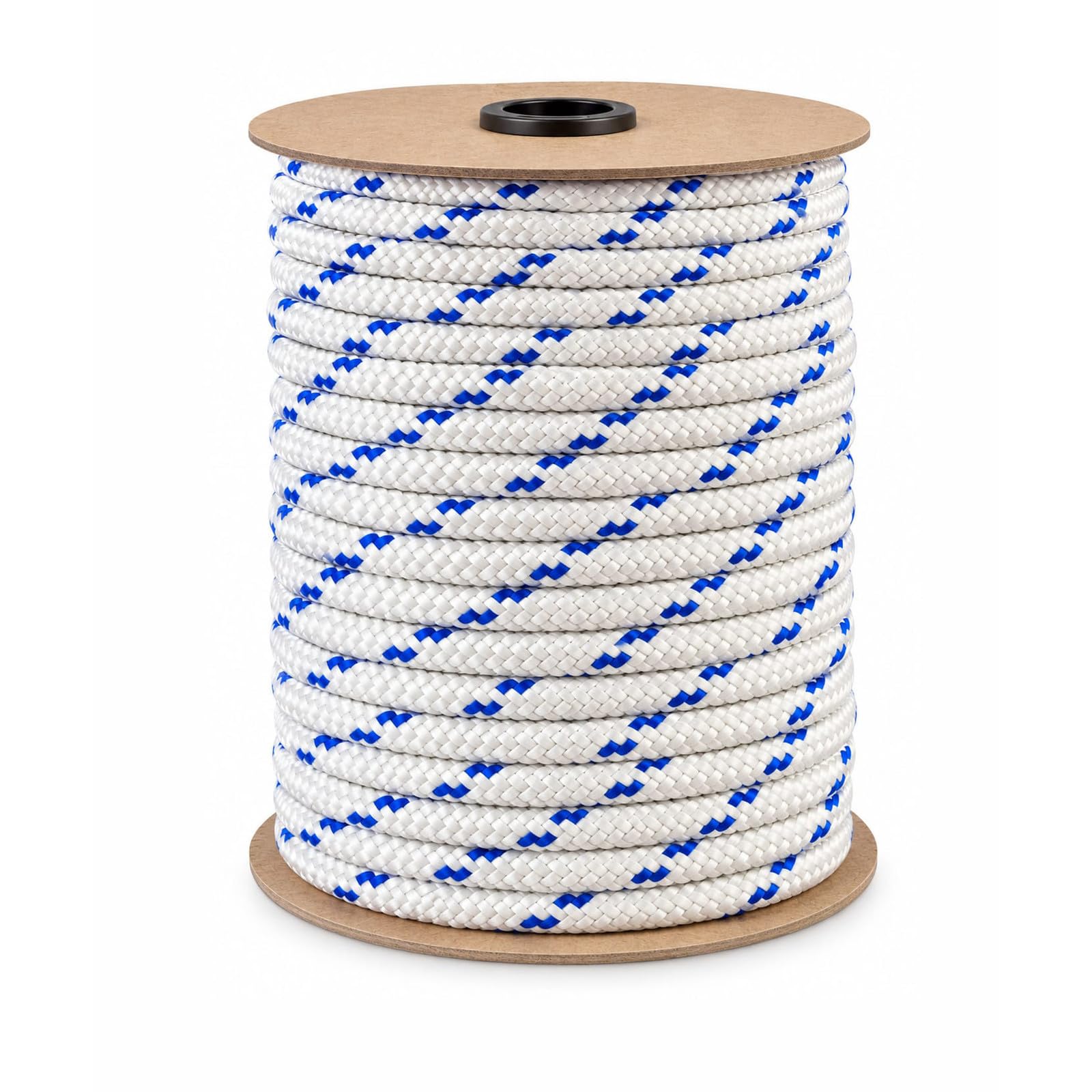 Corde Tressée Nautique 14 mm x 50 m Blanche Amarrage Corderia Marra