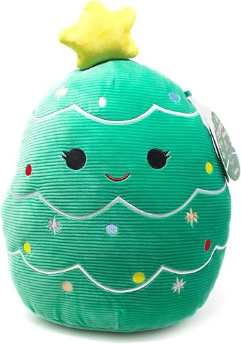Squishmallows Árbol de Navidad de pana 2023 de 8 pulgadas