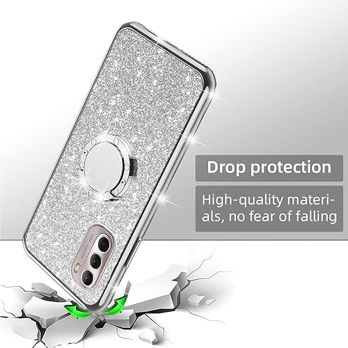 Miniatura 3 de nancheng Funda para teléfono Motorola Moto G Stylus 4G 2022 con anillo de correa de pie de cabra con cordón de protección a prueba de golpes