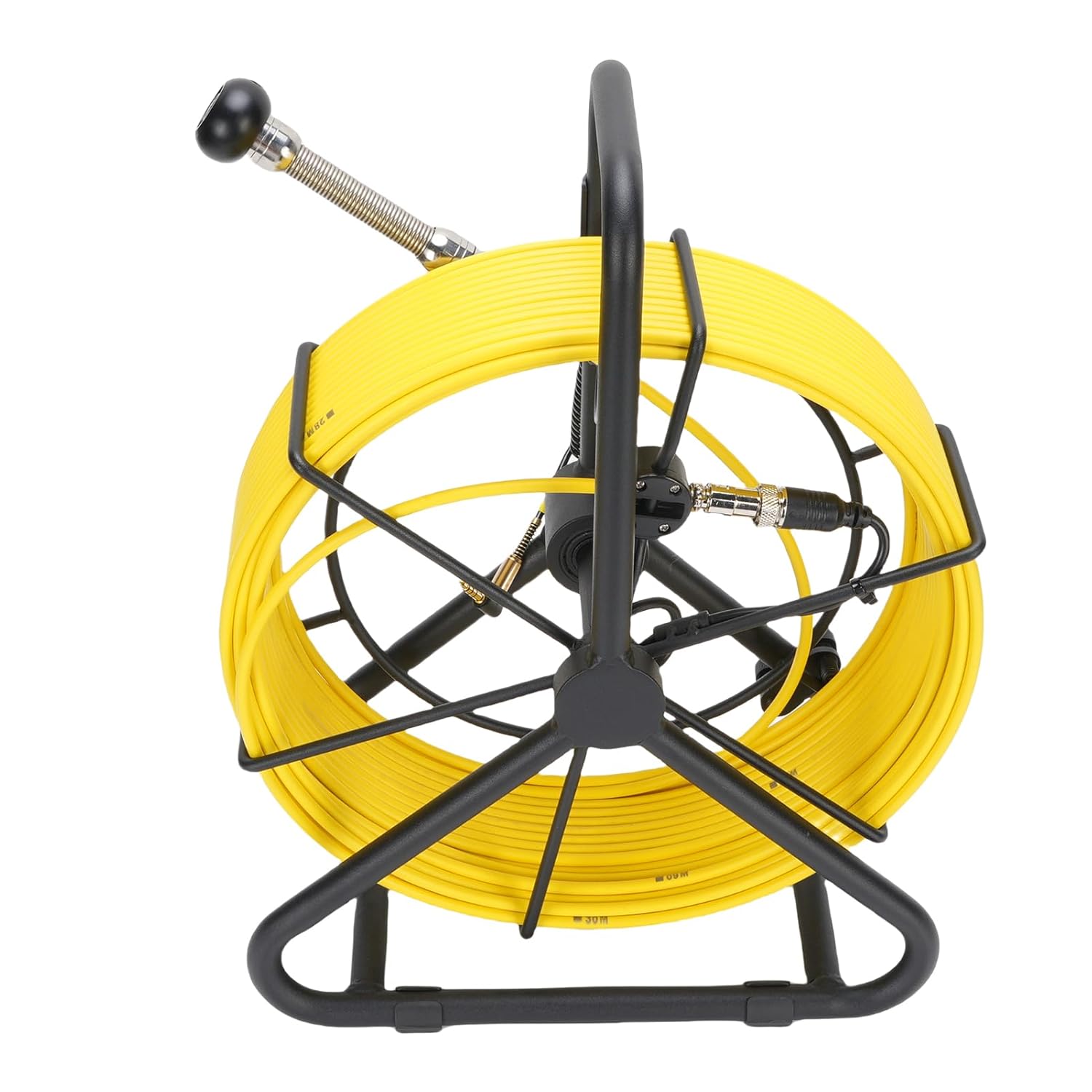 SewerCamera8mm1080PInspectionCamerawith5InchDVRScreen, IP68WaterProof04StainlessSteelAdjustableLEDLights, forPipeSewerAirDuctTankUnderwaterInspection