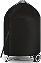 iCOVER Grill Cover for Weber 22 Inch Charcoal Kettle- Heavy Duty Waterproof BBQ Cover for Weber Char-Broil 22 Inch Charcoal Kettle Grills