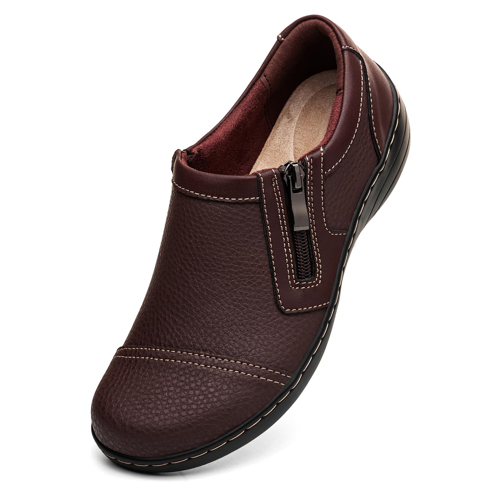 Gloryjoy Comfortable & Lightweight Leather Loafers