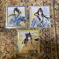 魔道祖師 グリッター扉絵缶バッジ vol.1 金凌 藍思追 藍景儀