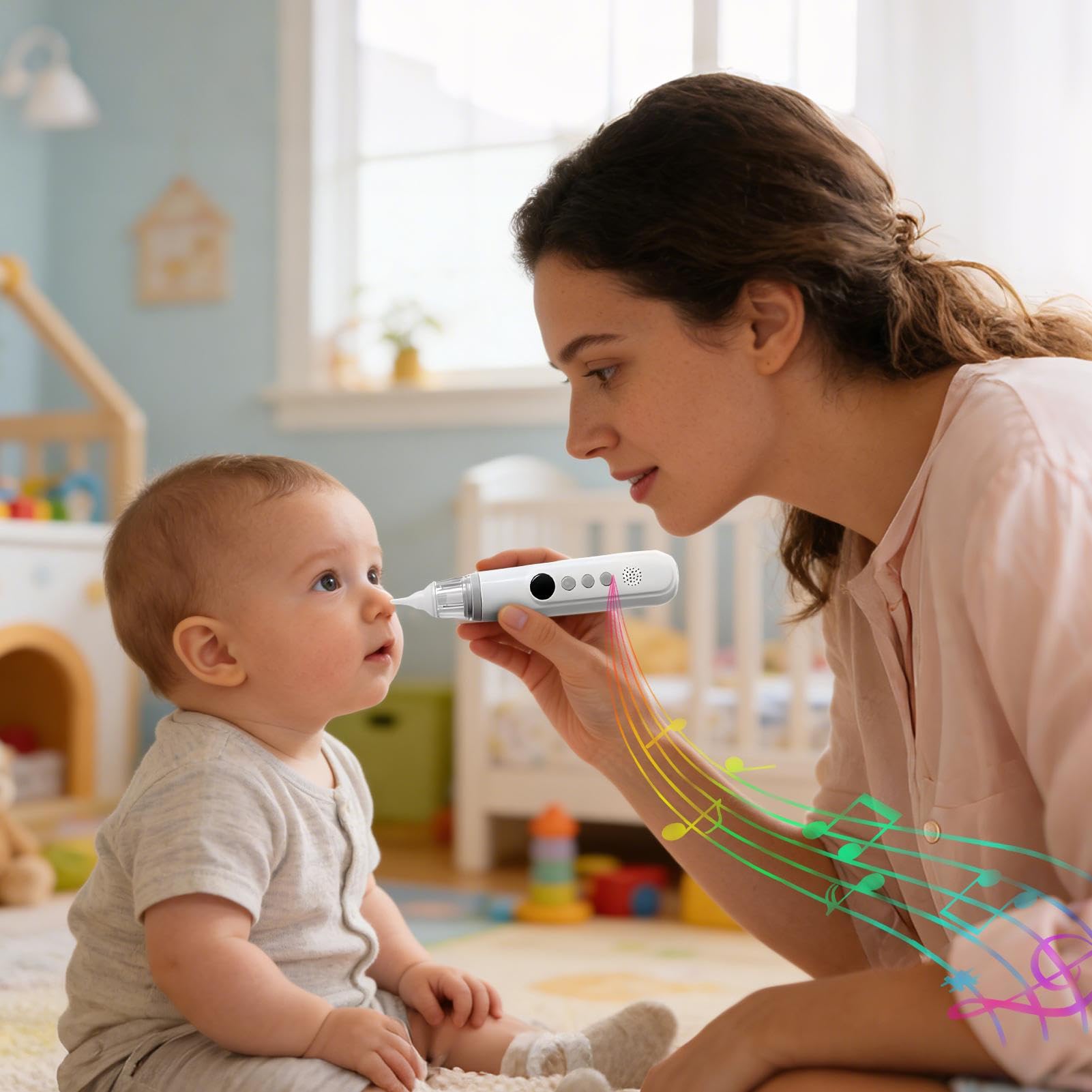 Aspirador Nasal Música Relajante Impermeable