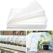 DAZZTIME 3 x 10 m Transparent Greenhouse Cover, Protective Cover for Greenhouse, Antifreeze Cover for Plants, Film Thickness 100 Microns, Against UV Rays for Industrial, Residential Agricultural