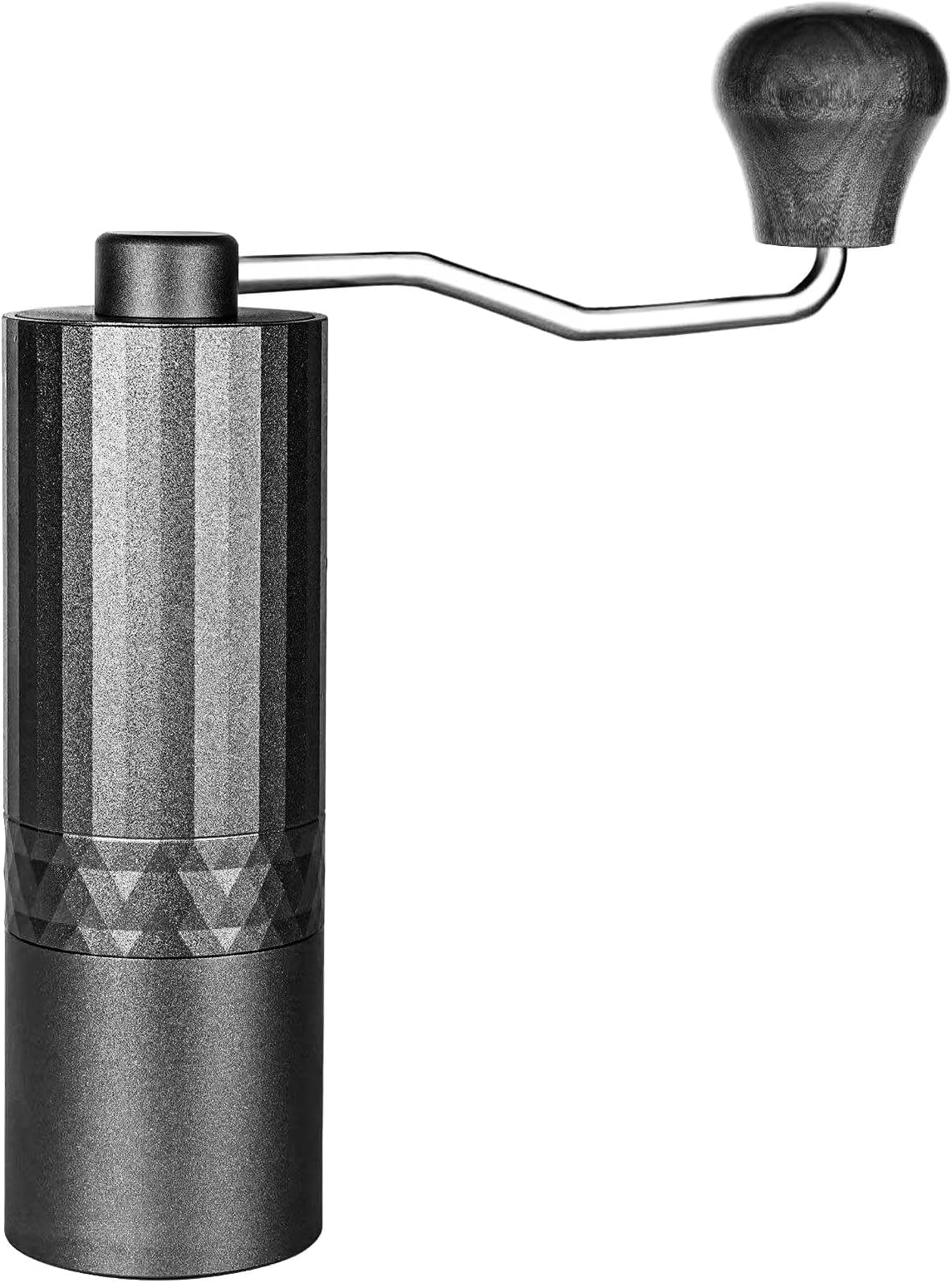 Manual Coffee Grinder: RSNMocha Capacity 25g Hand Coffee Grinder with Adjustable Conical Stainless Steel Burr, French Press Espresso to Coarse Coffee for Portable Hand Grinder Gift (Black)