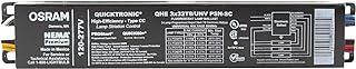 SYLVANIA QHE3x32T8/UNV-PSN-SC Ballast, 3-Lamp, 32W T8, F32T8 FO32T8, 120/277V