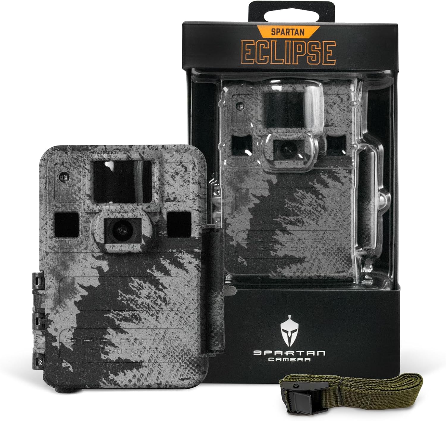 Spartan Camera Eclipse Non-Cellular Trail Camera, 24MP Photos, 1080P Video with Sound, No Glow Flash, 60ft Motion Detection, 78° Wide-Angle, Compact Size Easy to Carry, Rugged & Weather-Proof
