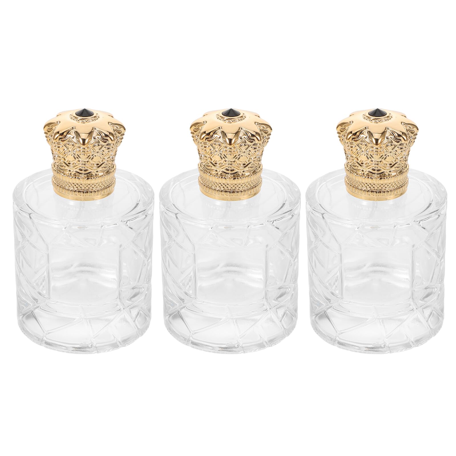 3 Stück-pack Wiederbefüllbare Parfümzerstäuberflasche 100ml aus Glas