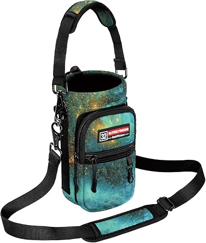 Miniatura 12 de NATURE PIONEOR Water Bottle Holder with Strap,Water Bottle Carrier Bag Sling Sleeve with Adjustable Shoulder Strap & Handle and Large Phone Pocket