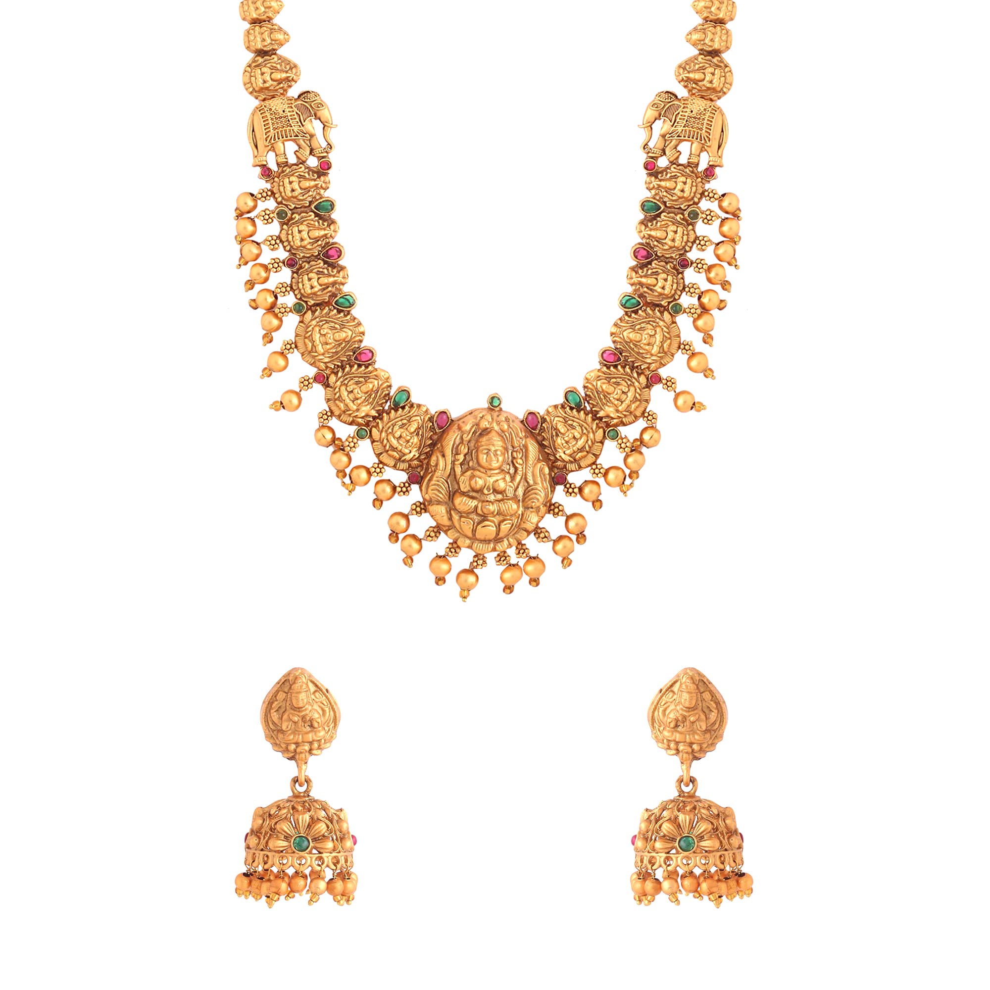 Yellow Chimes Jewellery Set for Women and Girls Temple Jewellery Set | Gold Plated Long Necklace Temple Jewellery Set | Birthday Gift for girls and women Anniversary Gift for Wife (B0C45ZJRT2) Amazon Price History, Amazon Price Tracker