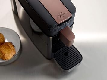 K-FEE ONE Single Serve Coffee, Espresso & Milk Machine (Black/Copper) | Compatible with Starbucks Verismo* | Compact Capsule System | Duo Pressure Brewing
