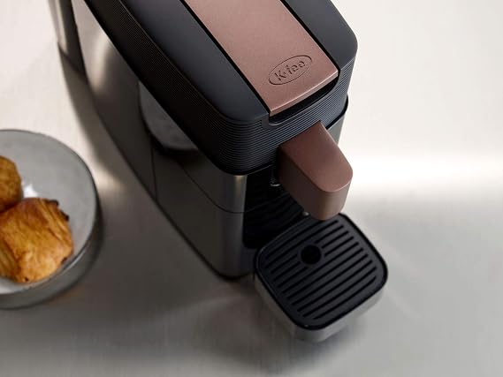 K-FEE ONE Single Serve Coffee, Espresso & Milk Machine (Black/Copper) | Compatible with Starbucks Verismo* | Compact Capsule System | Duo Pressure Brewing