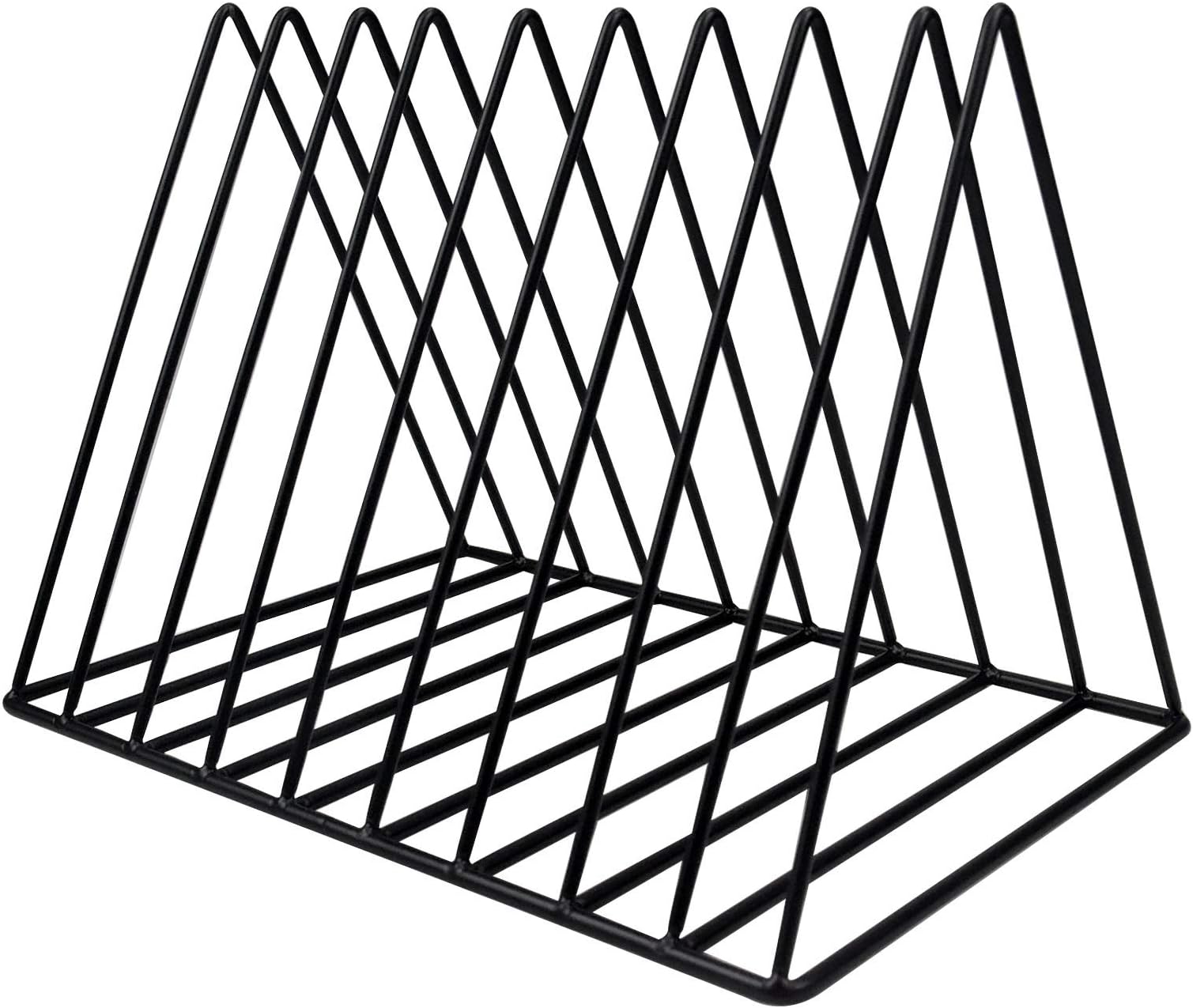 PENGKE Organizer Da Scrivania In Ferro A Libro, Porta Riviste E Giornali, Rame E Oro, 25,9x18x18 Cm