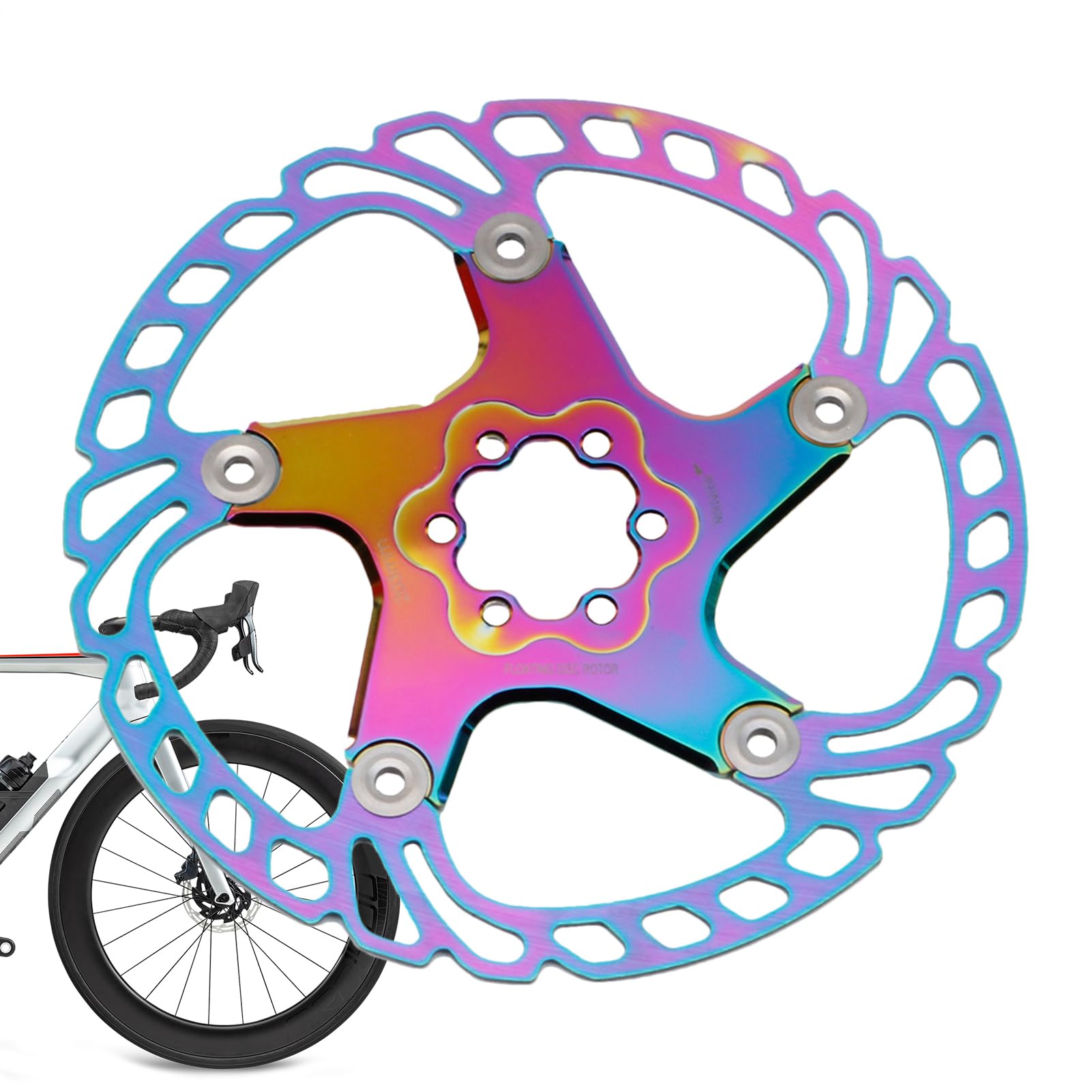 Dischi Freno Bici Modifica Colorata Per Bici | Componenti Frenante Per Biciclette Per Officina Garage Riparazione e Manutenzione Casa Routine