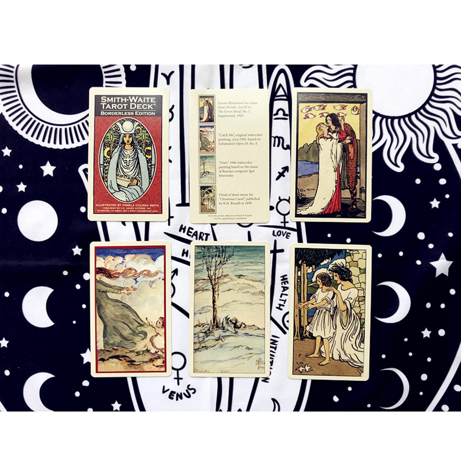 Tarocchi Classici Rider Waite – Mazzo da 78 Carte – Lettura, Meditazione, Gioco da Tavolo – Per Principianti ed Esperti – Compatto, Portatile, Ottima Idea Regalo