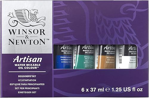 Miniatura 9 de Winsor  Newton Set de 10 tubos de pintura al óleo al agua 21 ml