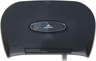 Georgia Pacific Micro-Twin Toilet Tissue Dispenser in Smoke