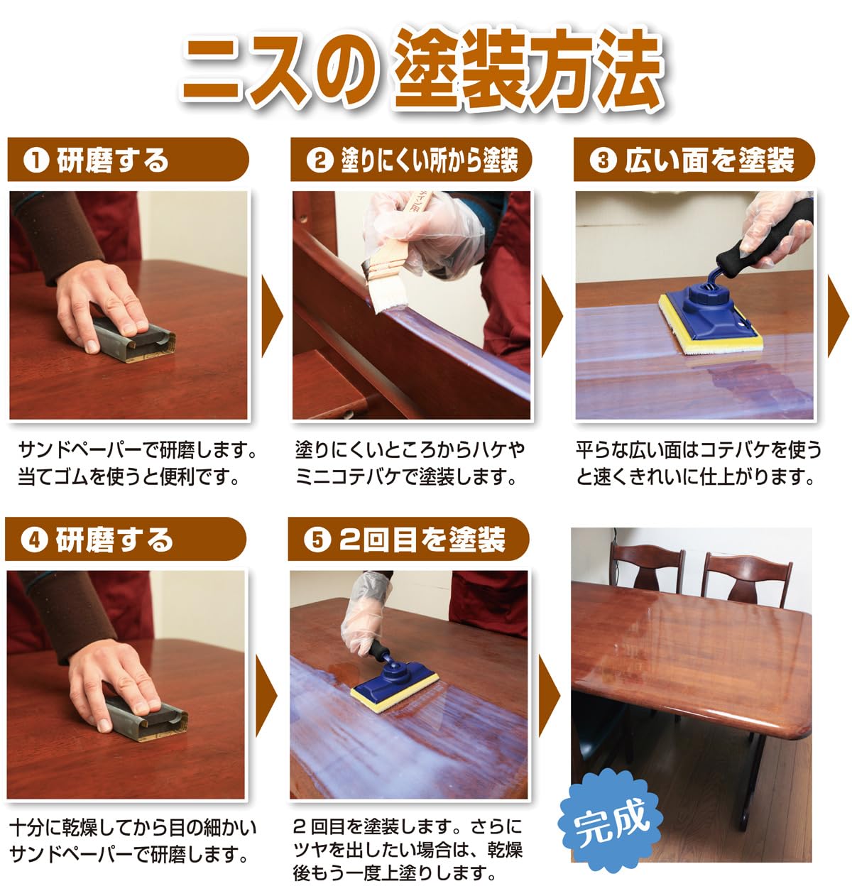 Amazon.co.jp: アサヒペン 水性高耐久2液ウレタンニス 600gセット ツヤ