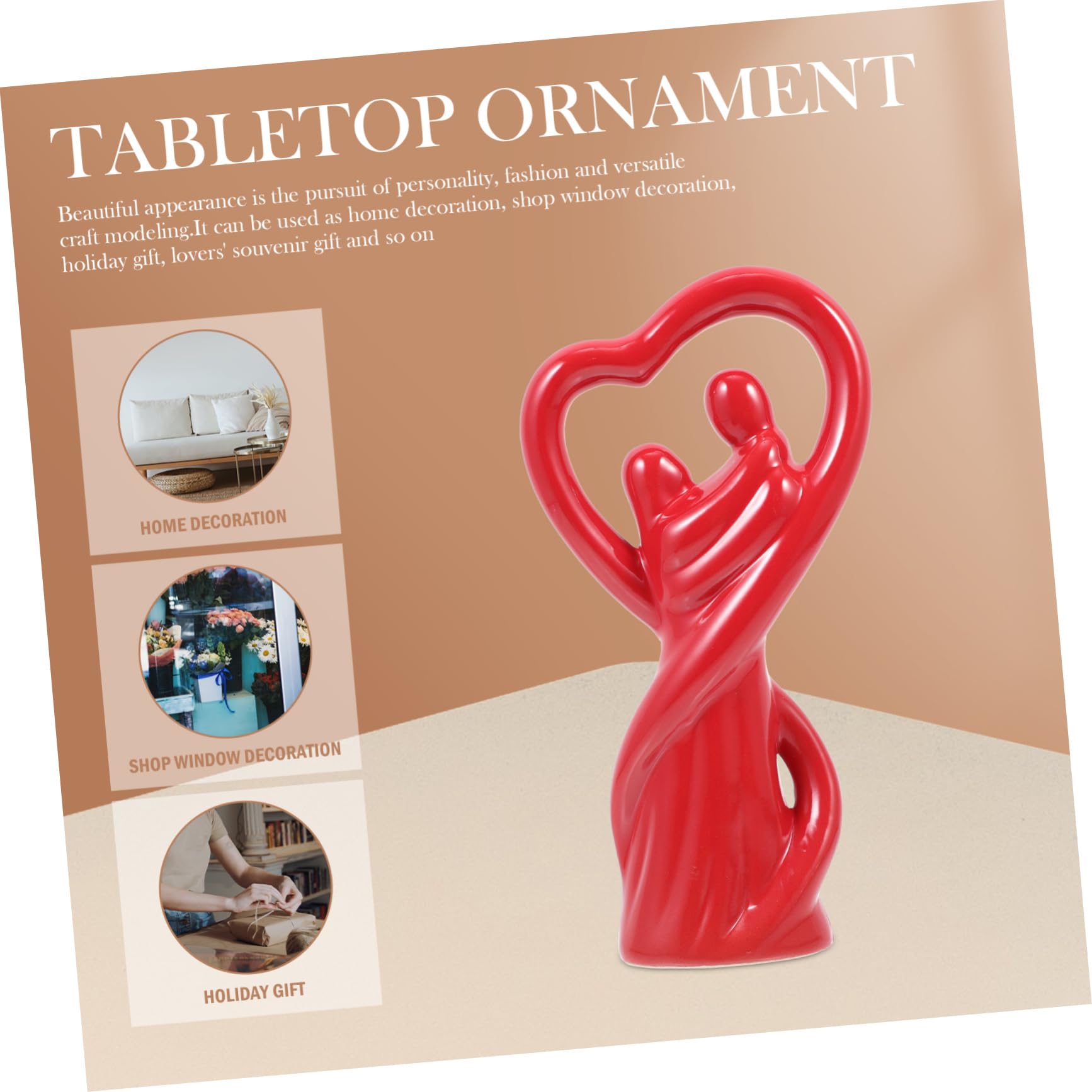 LIFKOME Embracing Couples Ornament Romantische Hochzeitsfigurine Für Zuhause Dekoration Für Valentinstag Und Hochzeiten