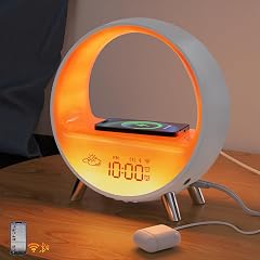 MOMILLA Smart Sunrise Alarm Clock with Wireless Charging Station, App Control Wake Up Light & White photo MOMILLA Smart Sunrise Alarm Clock with Wireless Charging Station, App Control Wake Up Light & White