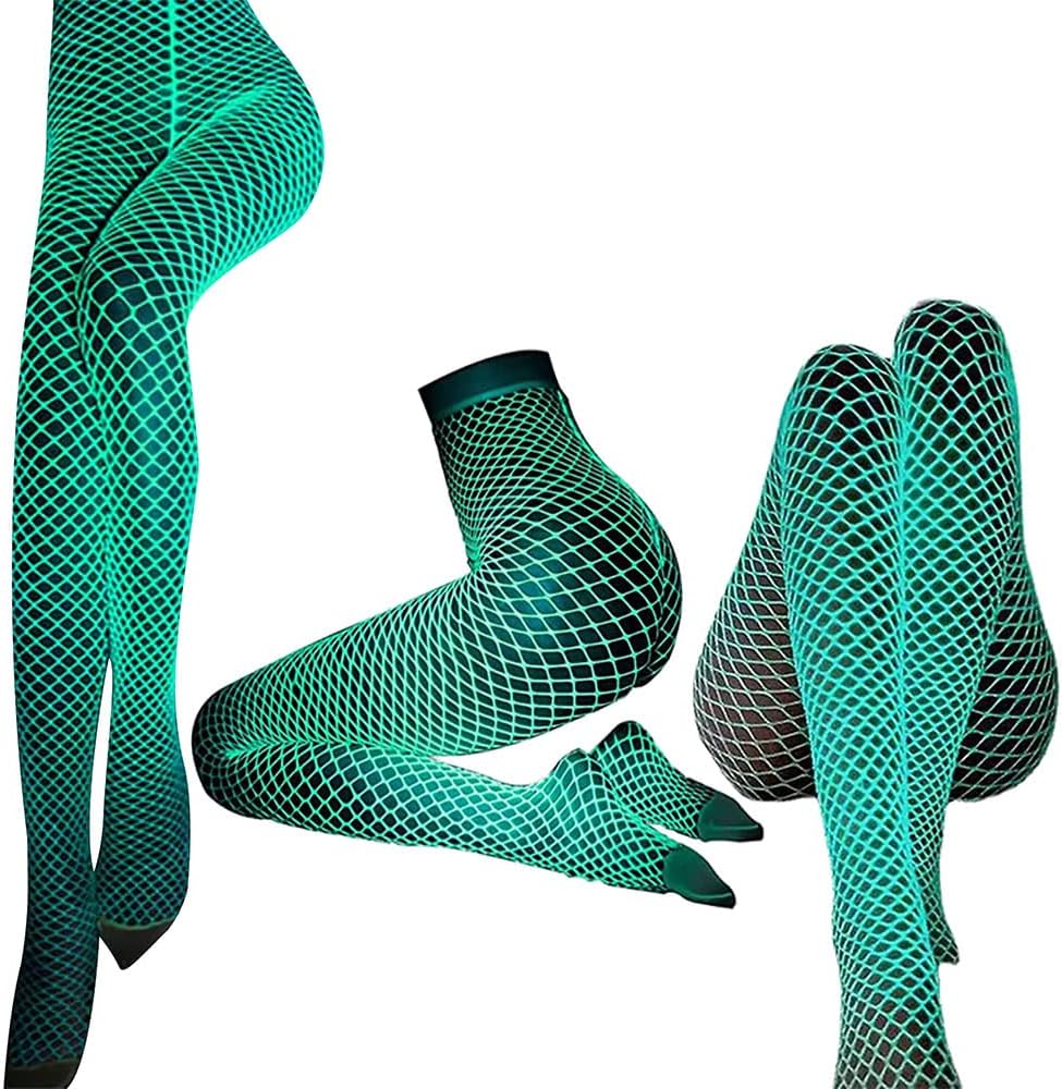 Glow in The Dark Stockings 3PCS, Luminous Sexy