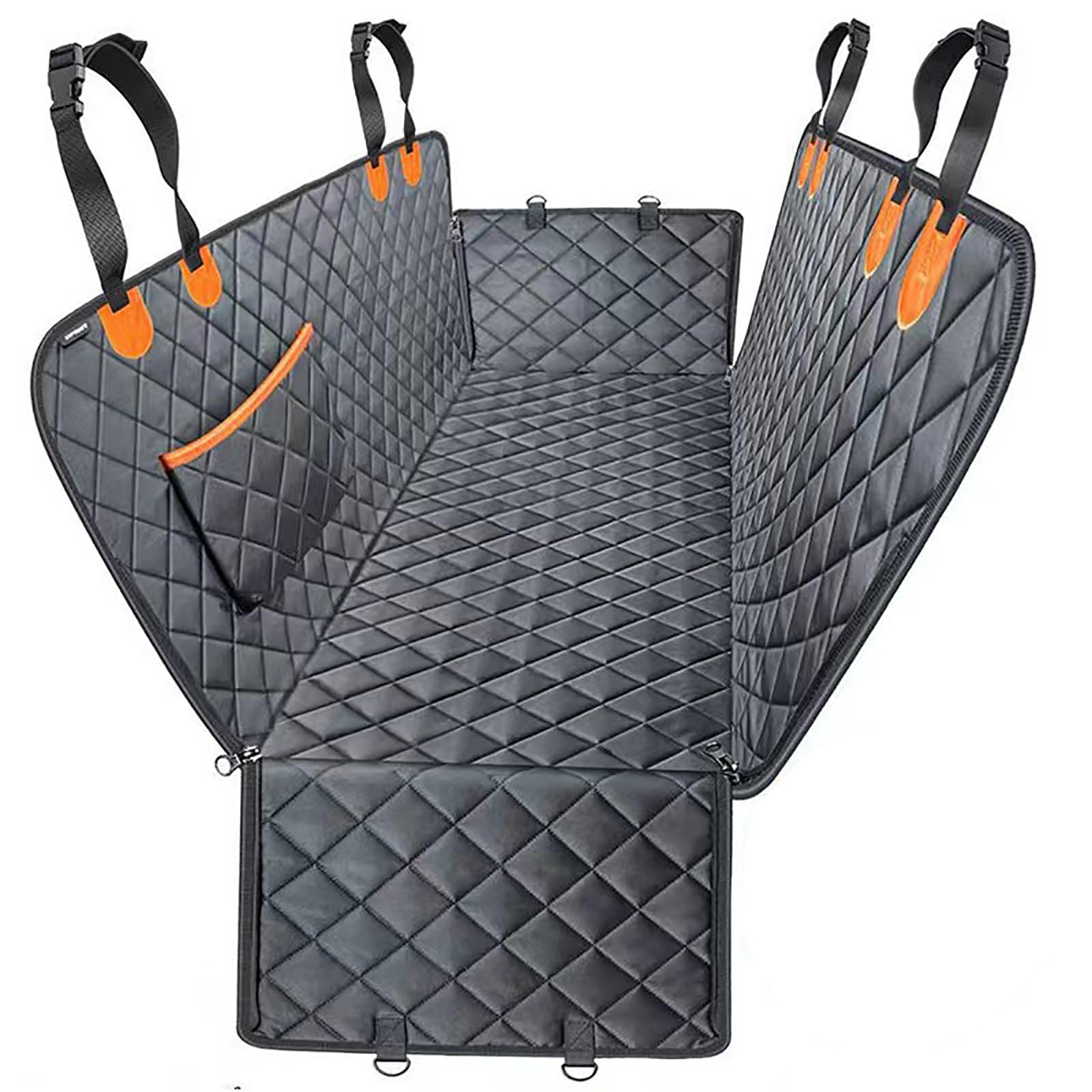 POIBNZ Dog Car Seat Cover for Back Seat for Toyota C HR Plus 2025–2025 Electric Crossover, Waterproof Dog Hammock with Side Flaps & Seat Belt Openings, Non Slip Pet Seat Protector,C