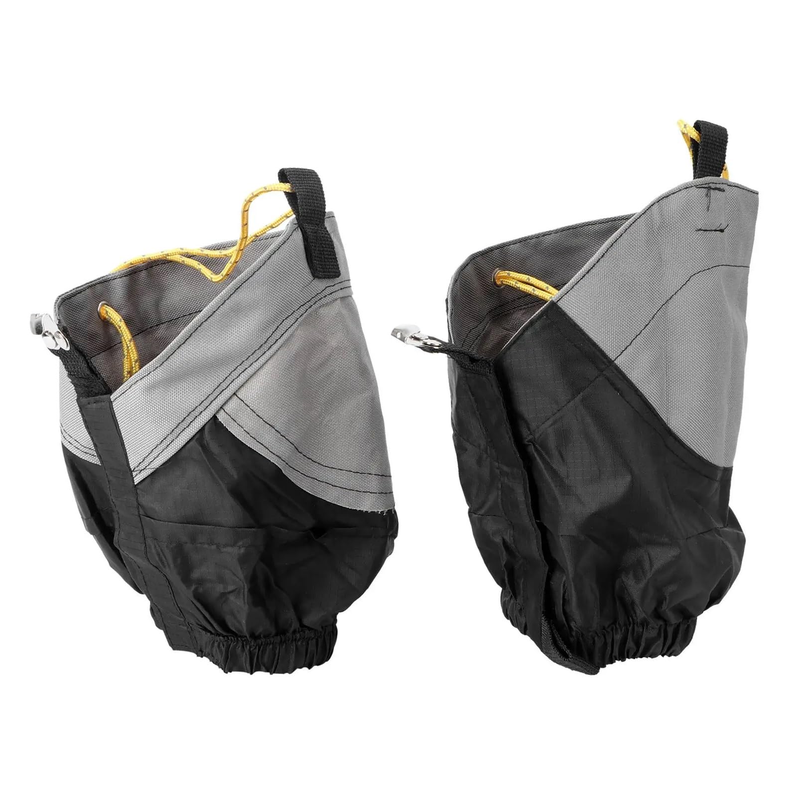 wasserdichte Gamaschen for den Außenbereich, leichtes Nylon, Schwarz, Wanderstiefel, Sand, Schlammschutz, verstellbare elastische Kordel for Radfahren