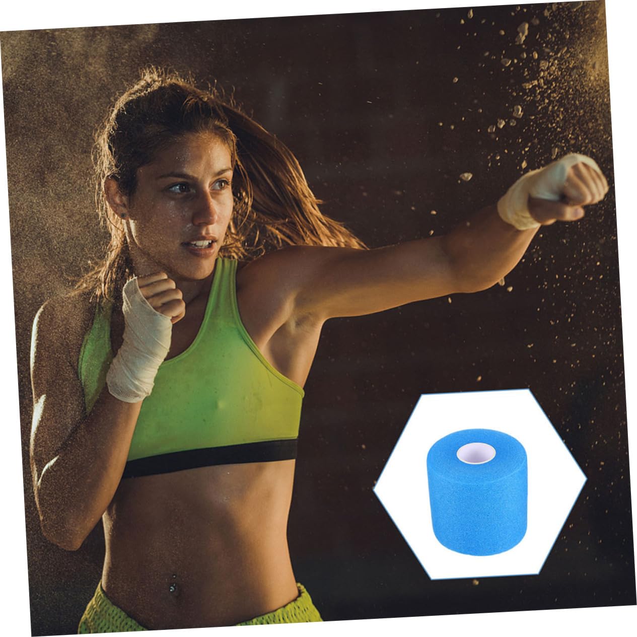 BESPORTBLE Cinturón Deportivo Amortiguador. Vendas Elásticas Deportivo Tape Deportivo Vendajes Protectores De La Piel Cinta De Atleta De Entrenamiento Esponja