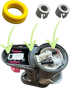 Kit de réparation Compatible avec Sodastream Duo 2 écrous de Rechange + Joint CO2 Soda Stream