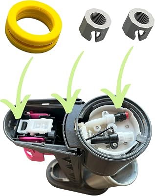 Kit de réparation Compatible avec Sodastream Duo 2 écrous de Rechange + Joint CO2 Soda Stream