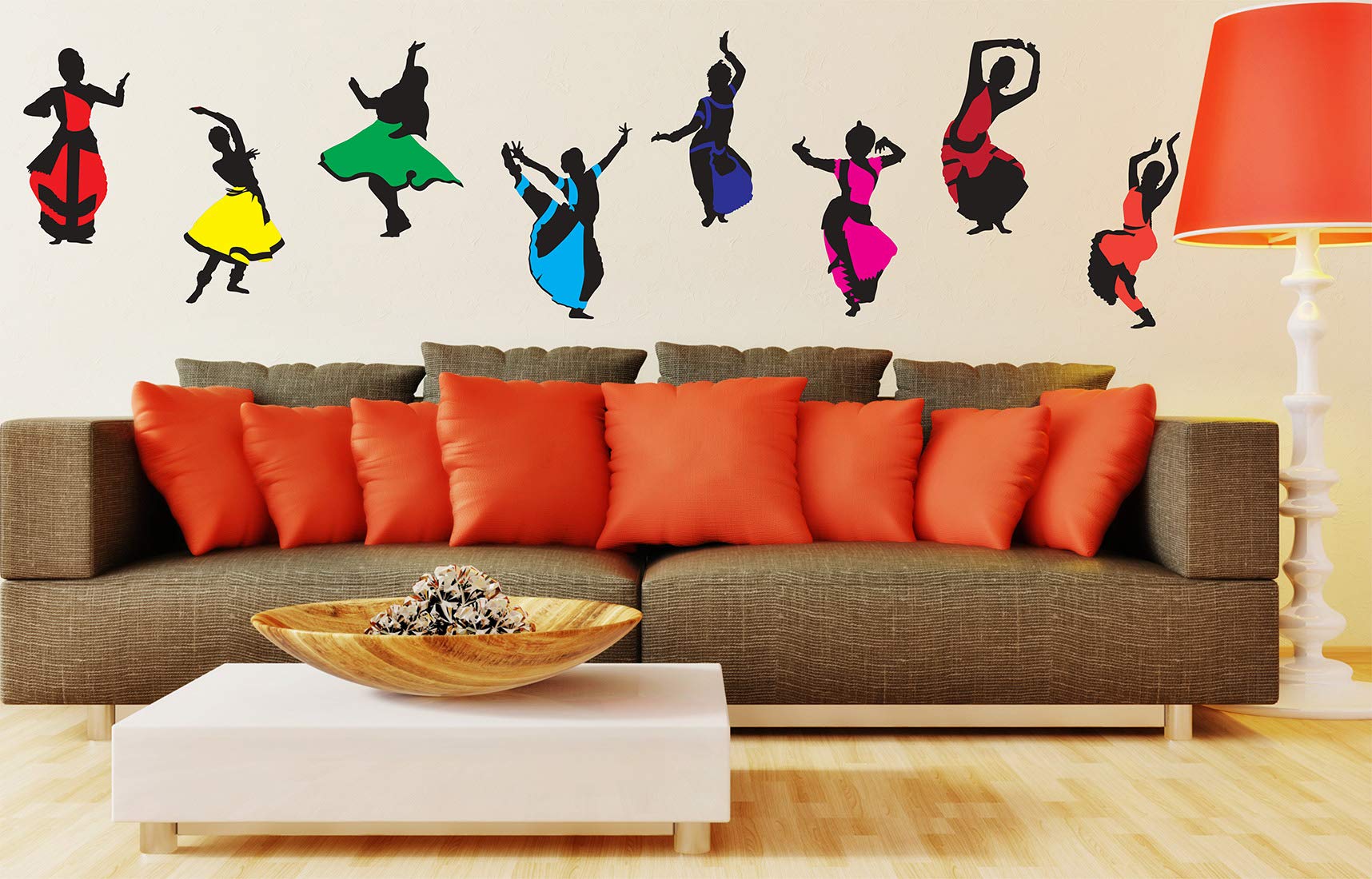 Tuffuk Classical Dance Multi Large |Self Adhesive | Wall Stickers | PVC Vinyl | Non-Reusable | Pack of 1 |(150 cm x 40 cm) FI2257 (B0BRWFB8NH) Amazon Price History, Amazon Price Tracker