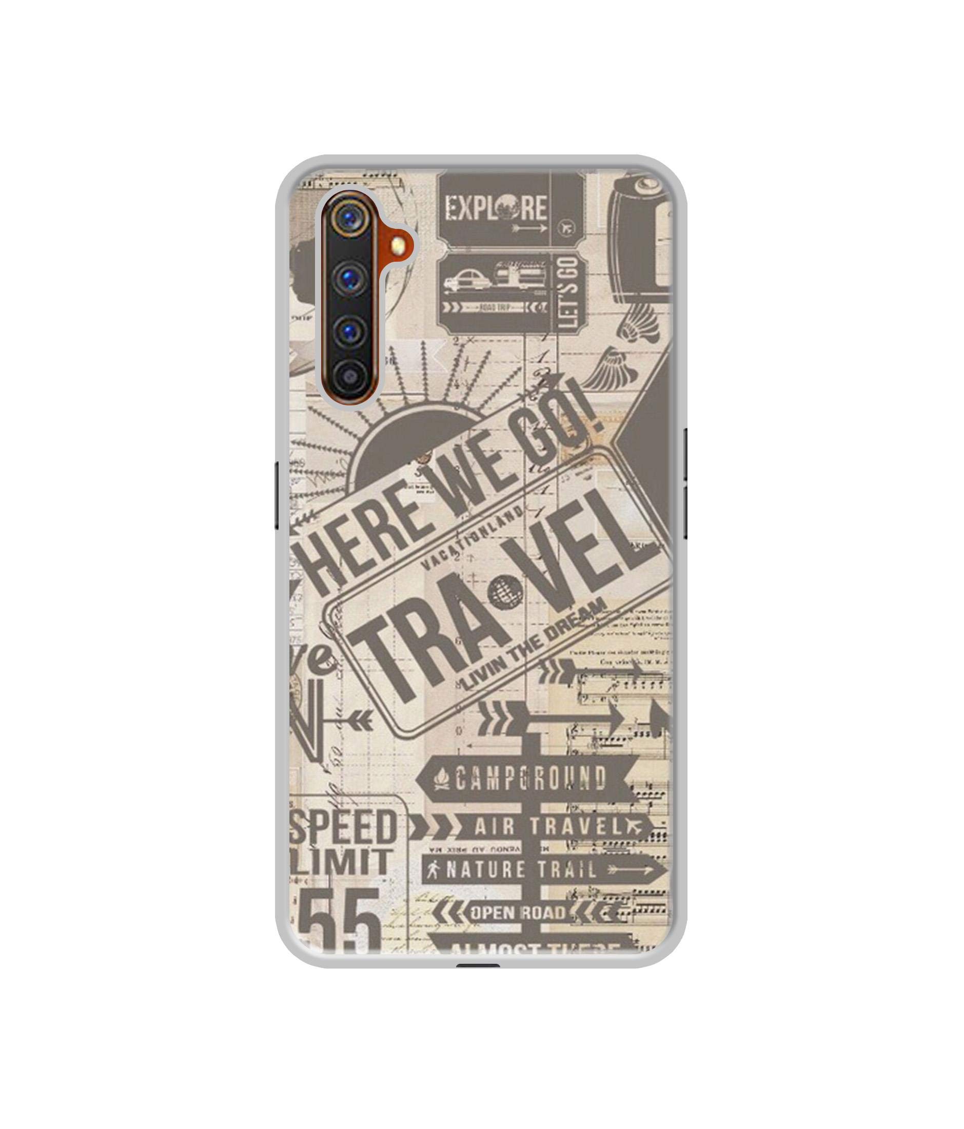 Casotec Travel Design Printed Silicon Soft TPU Back Case Cover for Realme 6 Pro - Multicolor (B0894WMGQB) Amazon Price History, Amazon Price Tracker