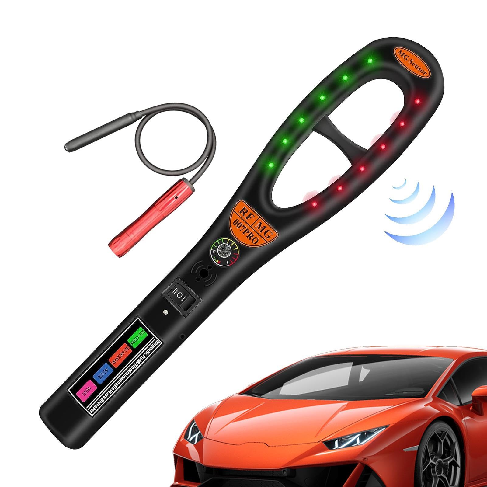 Recherche de périphérique de - Détecteurs de caméra de Scanner de Signal de Protection de la Vie privée | Multifonctionnel pour Les Voyages, Les caméras sans Fil, Les Traceurs GPS